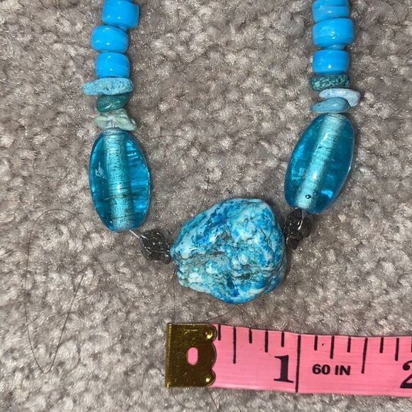 Vintage Turquoise Beaded Necklace!  - Picture 10 of 11